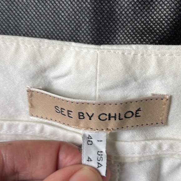 See by Chloe white pants size 4 - Picture 4 of 9